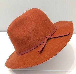 House Of Harlow Elegant Casual Fedora Brown Rust O/S Adjustable